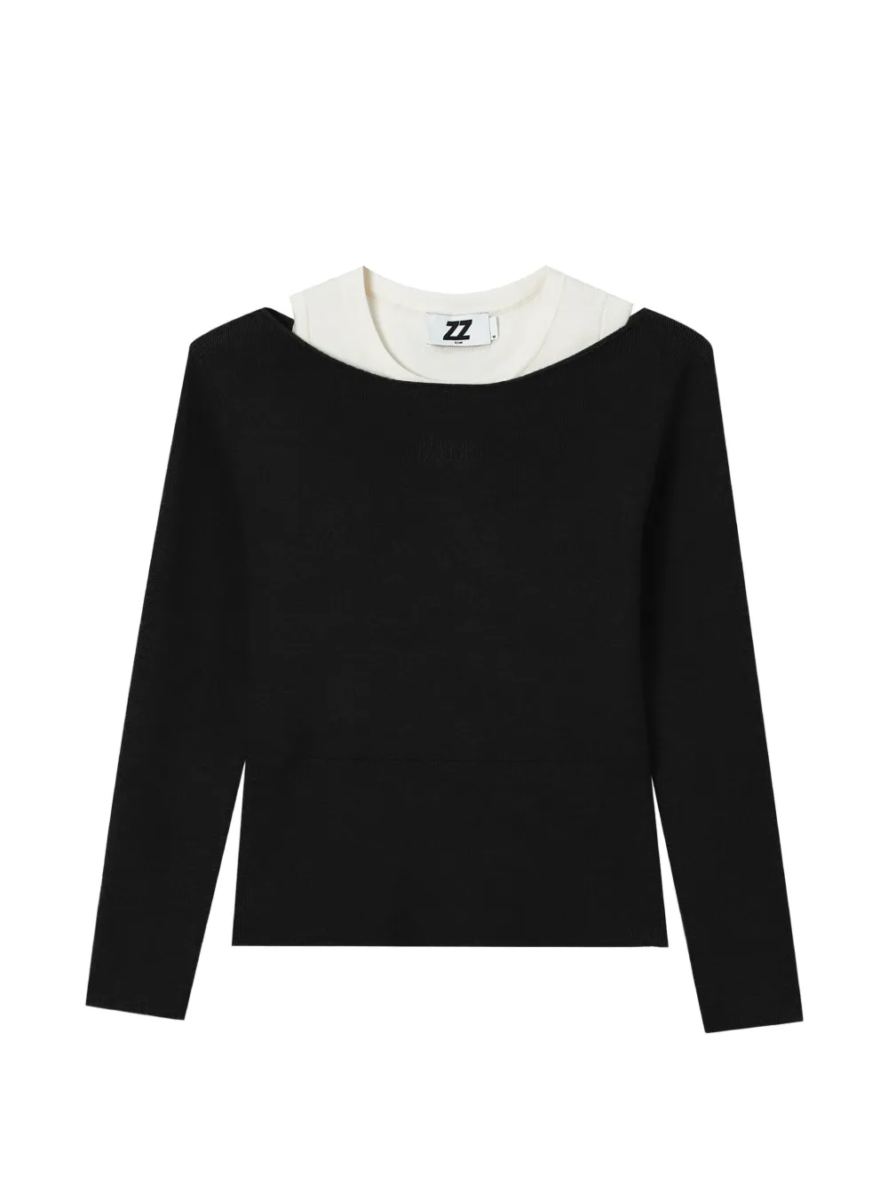 izzue layered-design long-sleeves T-shirt