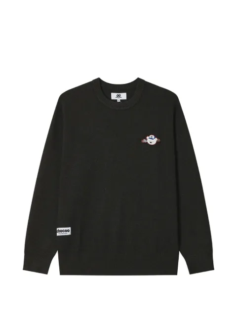 CHOCOOLATE graphic-print crew-neck sweater