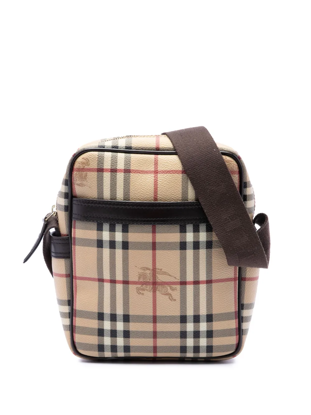Burberry Pre-Owned 2000-2017 Umhängetasche mit Haymarket Check - Nude