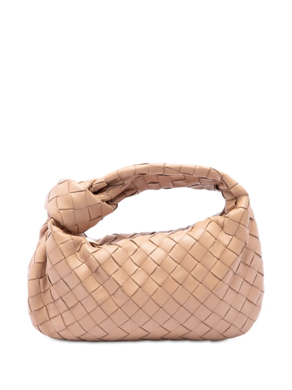 Bottega Veneta Pre-Owned 2012-2026 mini Intrecciato Jodie Tasche aus Nappaleder - Braun