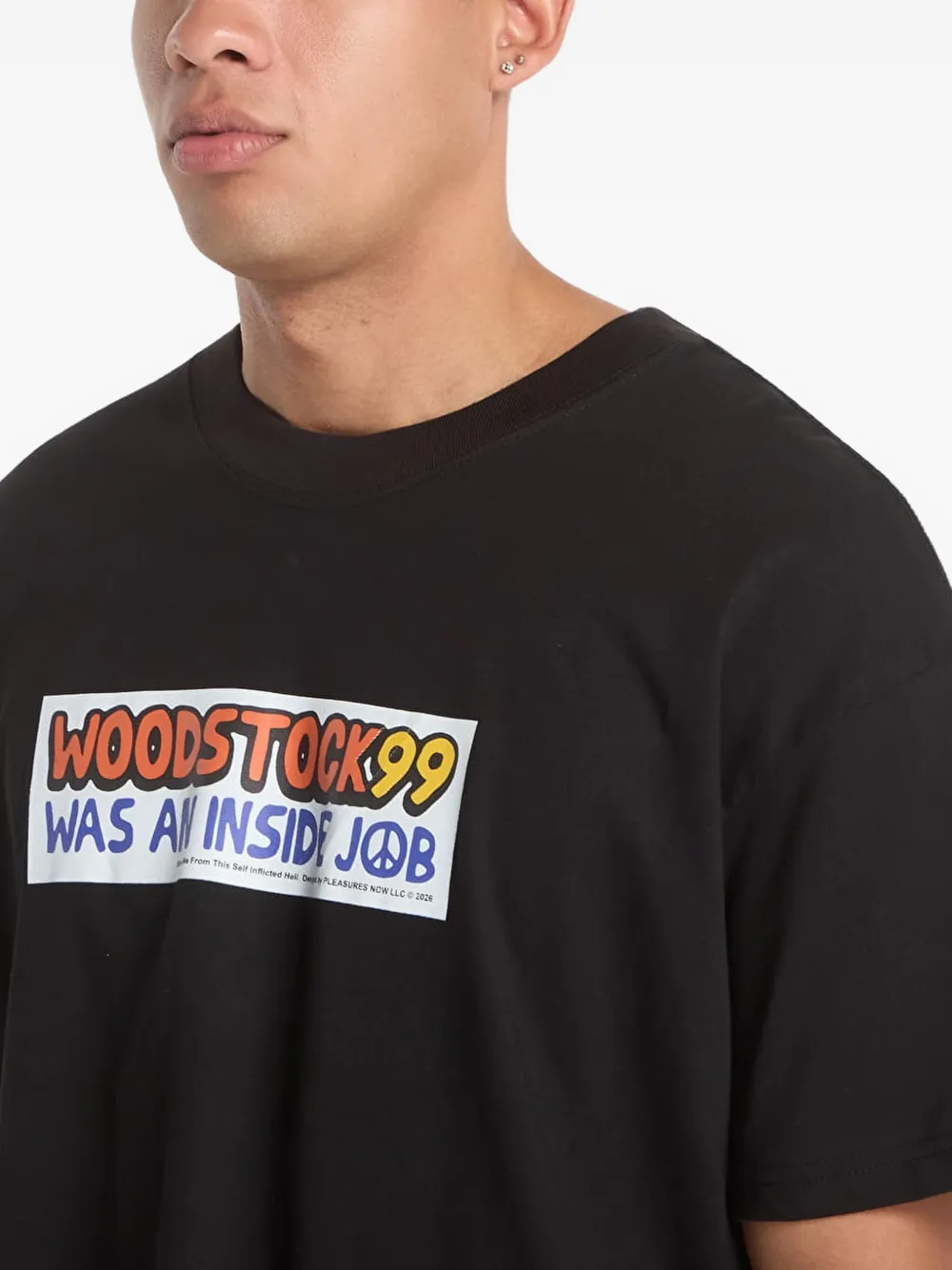 Pleasures Inside Job T-shirt Zwart