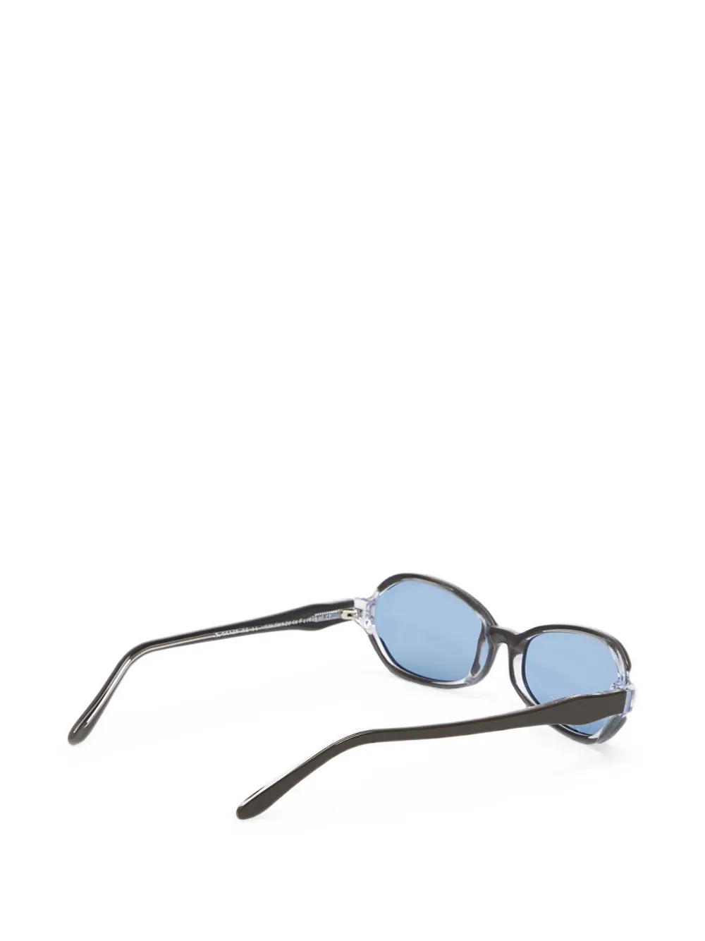 OUR LEGACY Drain geometric-frame sunglasses Zwart