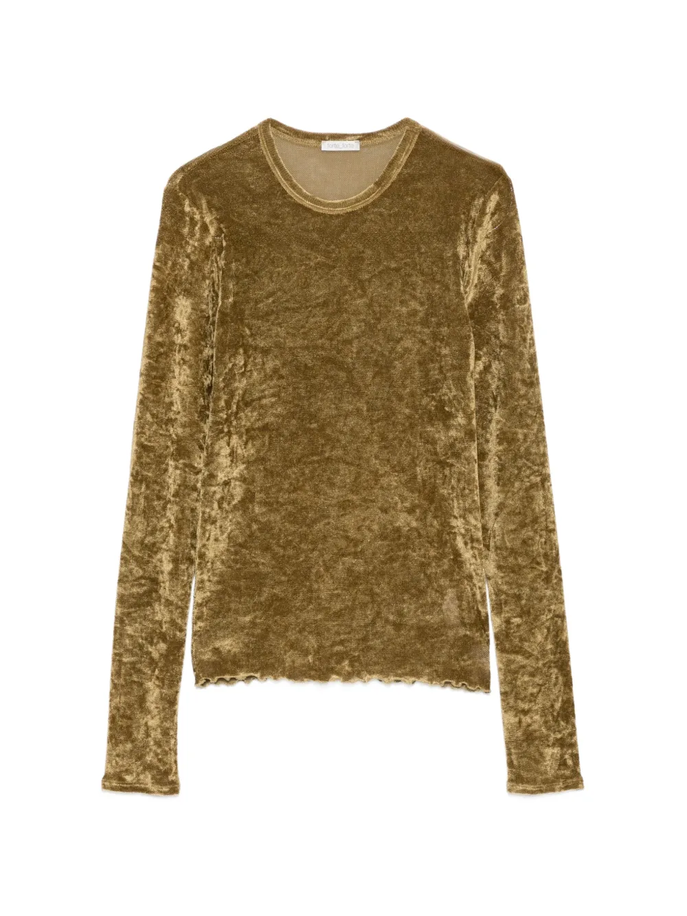 Forte Forte flocked stretch-tulle T-shirt