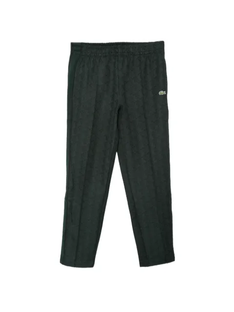 Lacoste monogram-pattern track pants