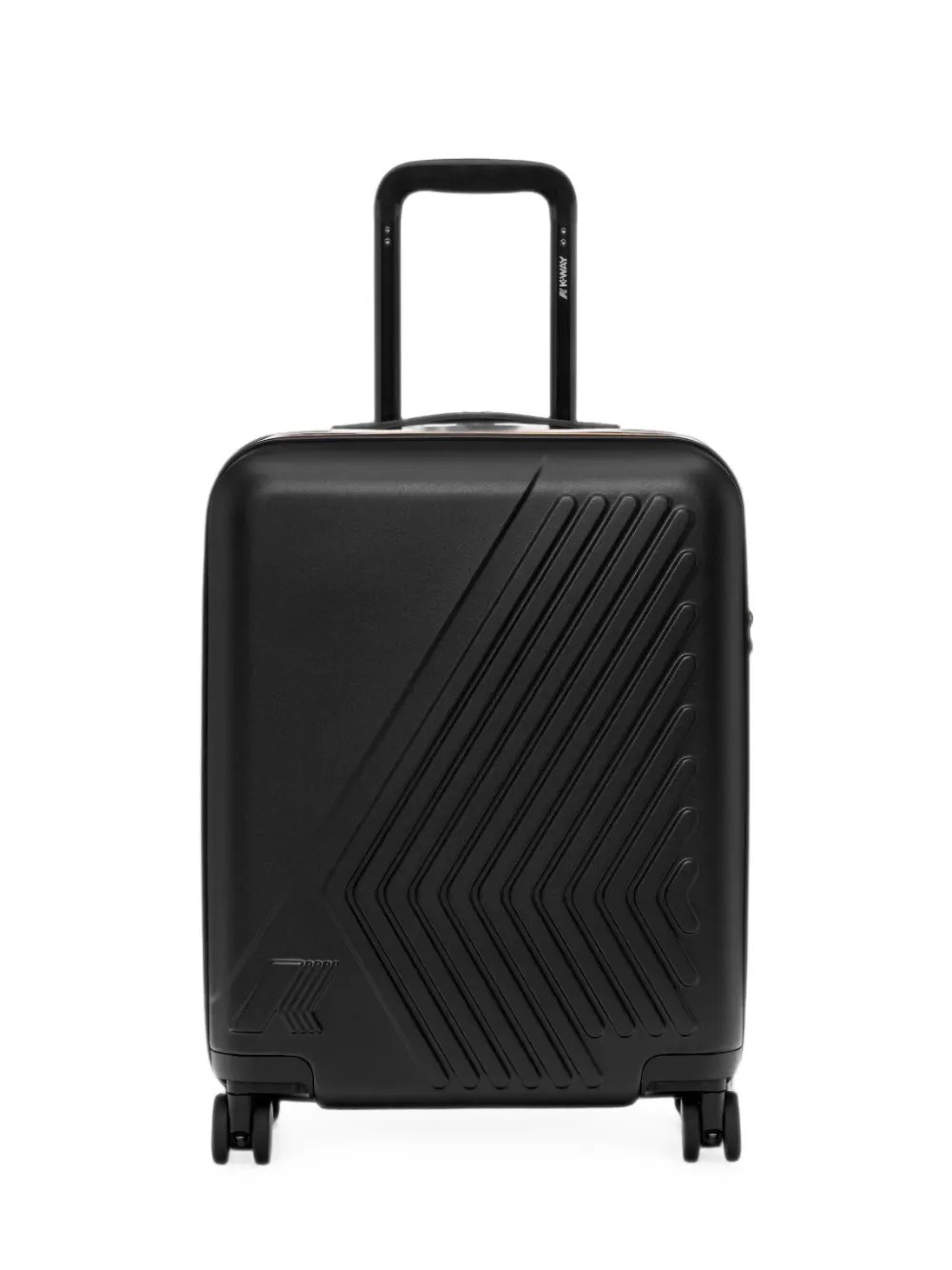K-Way Eudoxie logo-embossed suitcases
