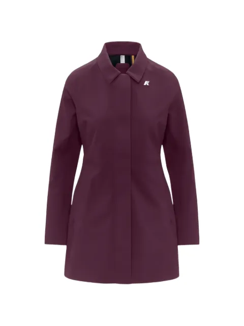 K-Way Mathy hooded concealed-fastening jacket