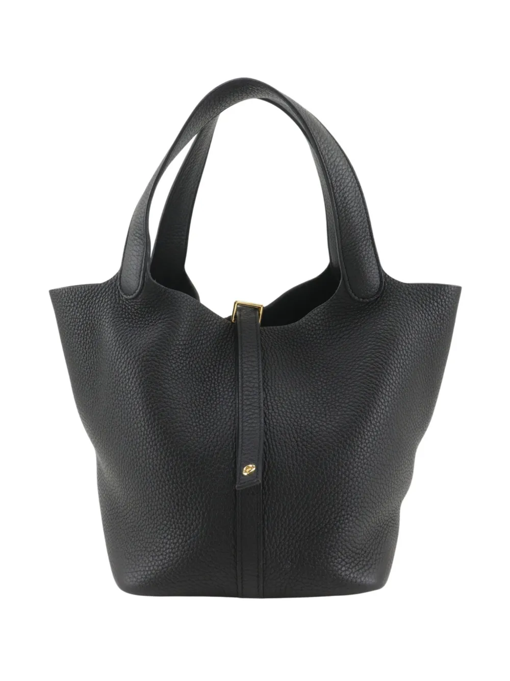 Hermès Pre-Owned 2022 Clemence Picotin Lock 22 handbag - Nero