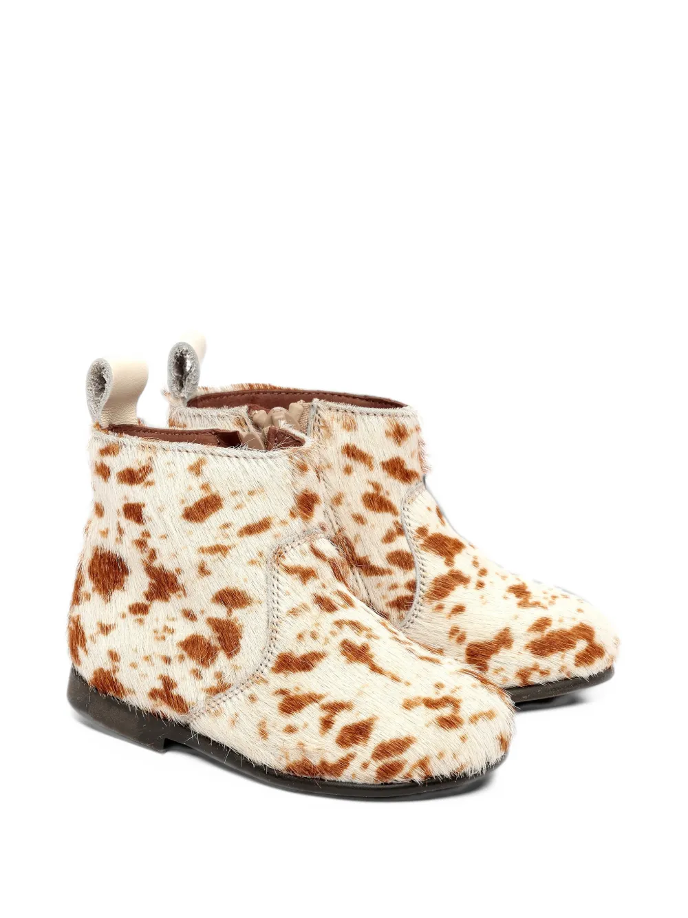 Pèpè Ada pony-hair-effect ankle boots - Toni neutri