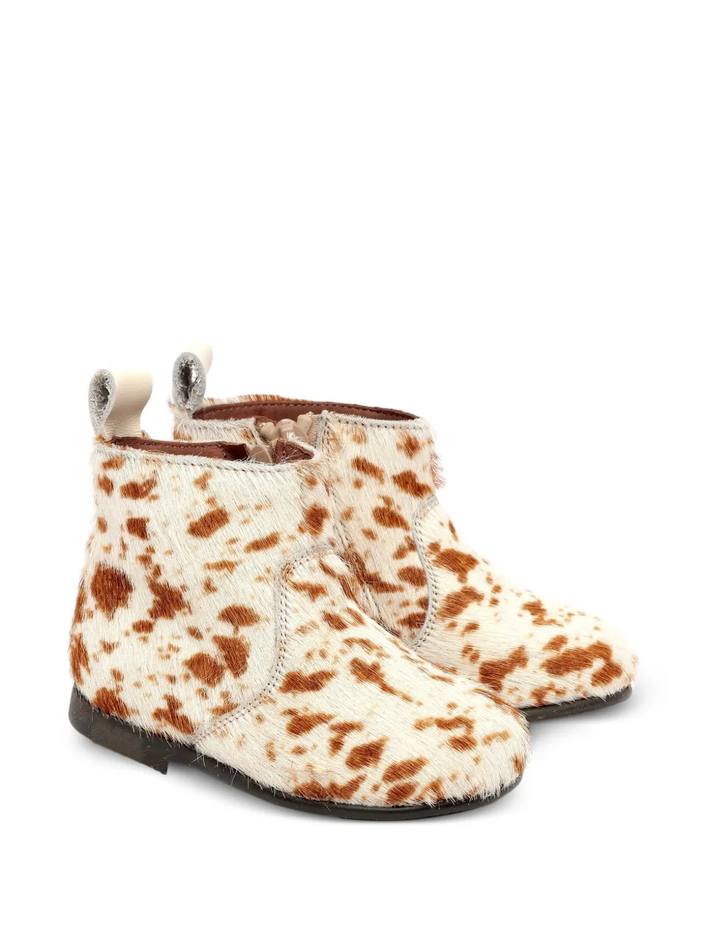 Pèpè Ada pony-hair-effect ankle boots - Toni neutri