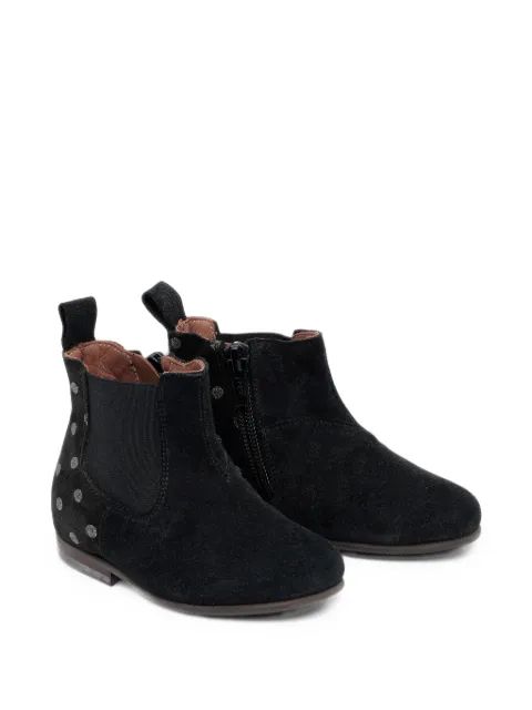 Pèpè botas de ante con motivo de lunares
