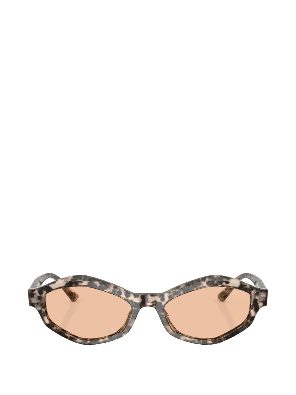 Jimmy Choo Eyewear tortoiseshell-effect geometric-frame sunglasses