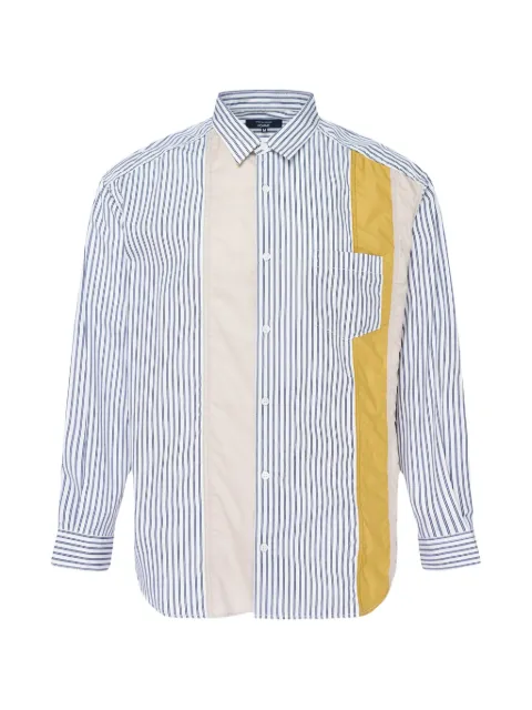 Comme des Garçons Homme striped panelled shirt