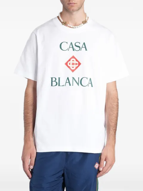 Casablanca Diamond logo T-shirt