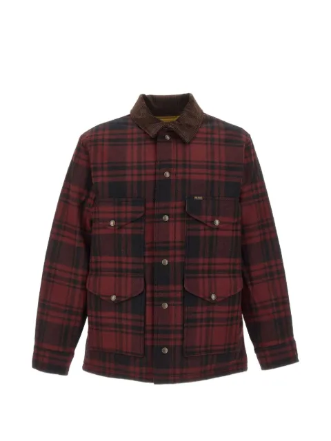 Filson Spokane check-pattern corduroy-collar jacket