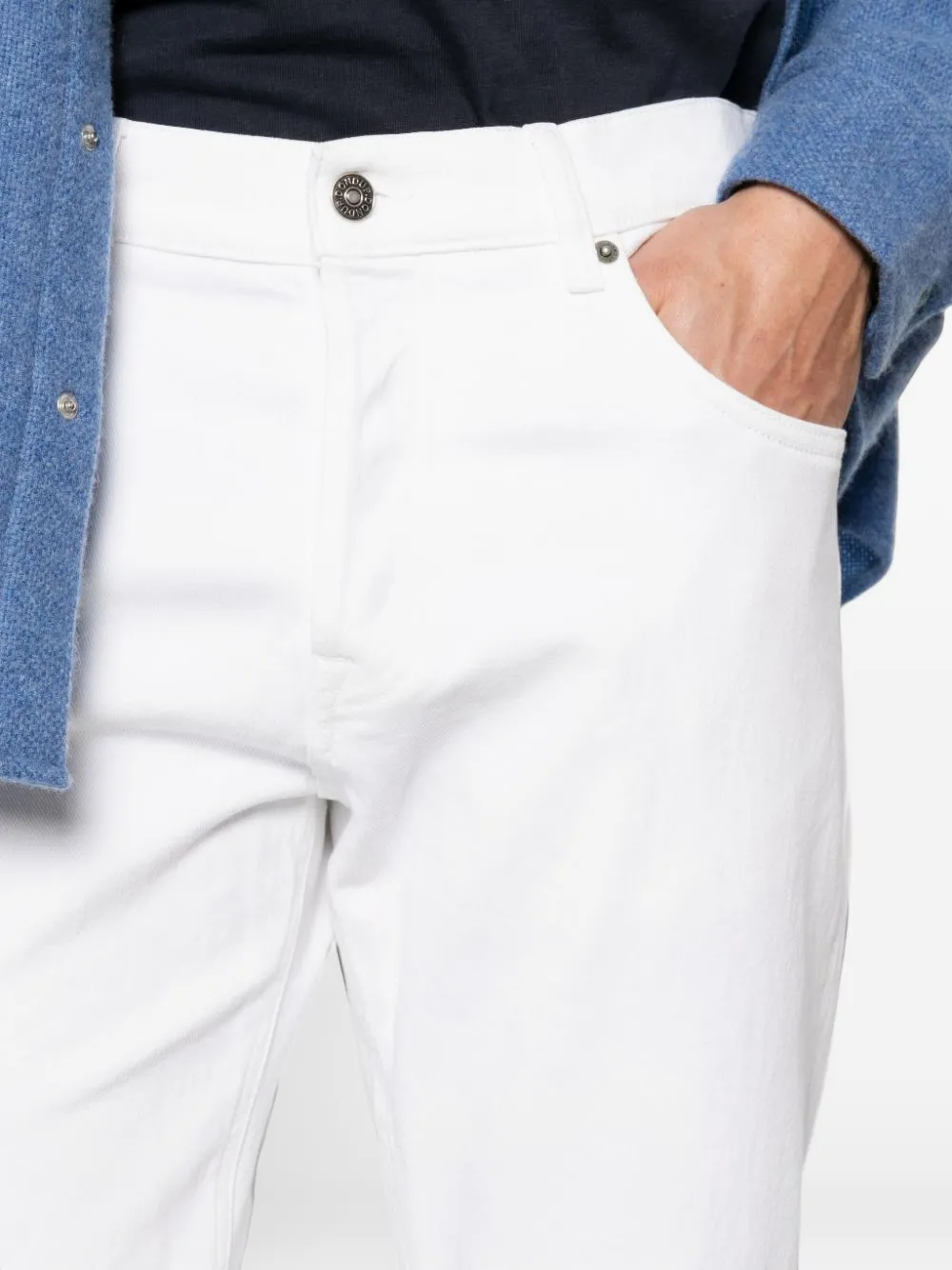 DONDUP belt-loop jeans Wit