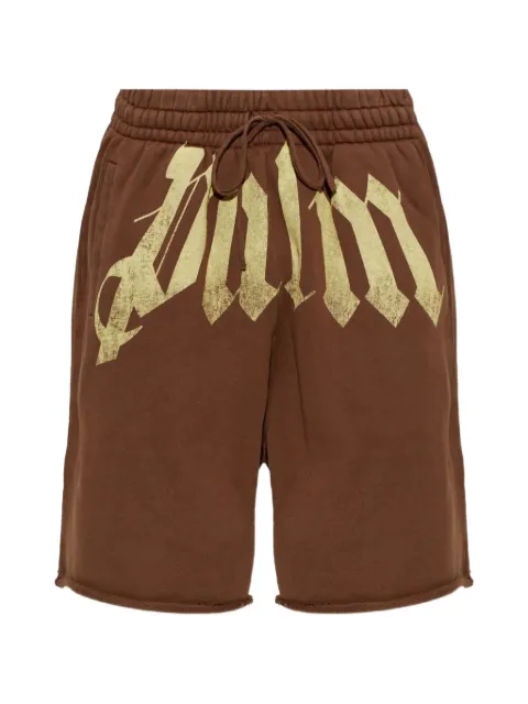 Palm Angels shorts con logo estampado