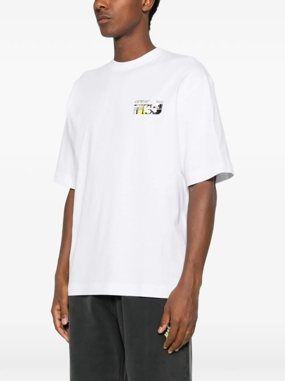 Off-White Arrows-print T-shirt Wit