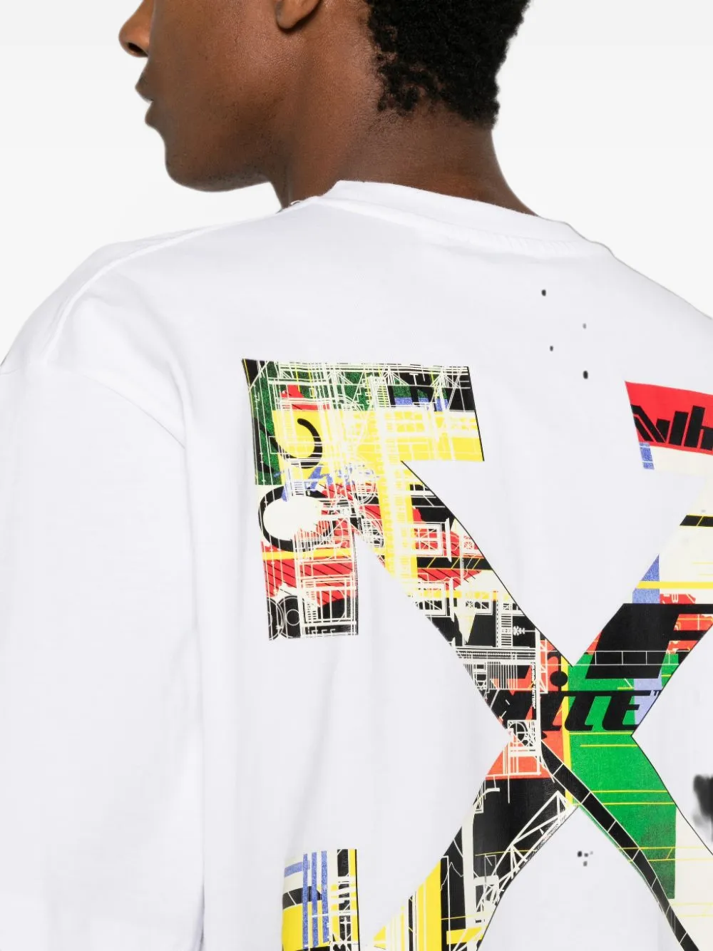 Off-White Arrows-print T-shirt Wit