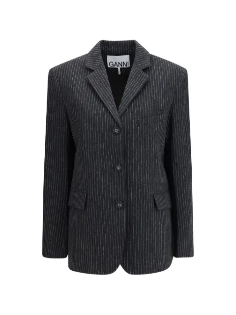 GANNI pinstriped blazer