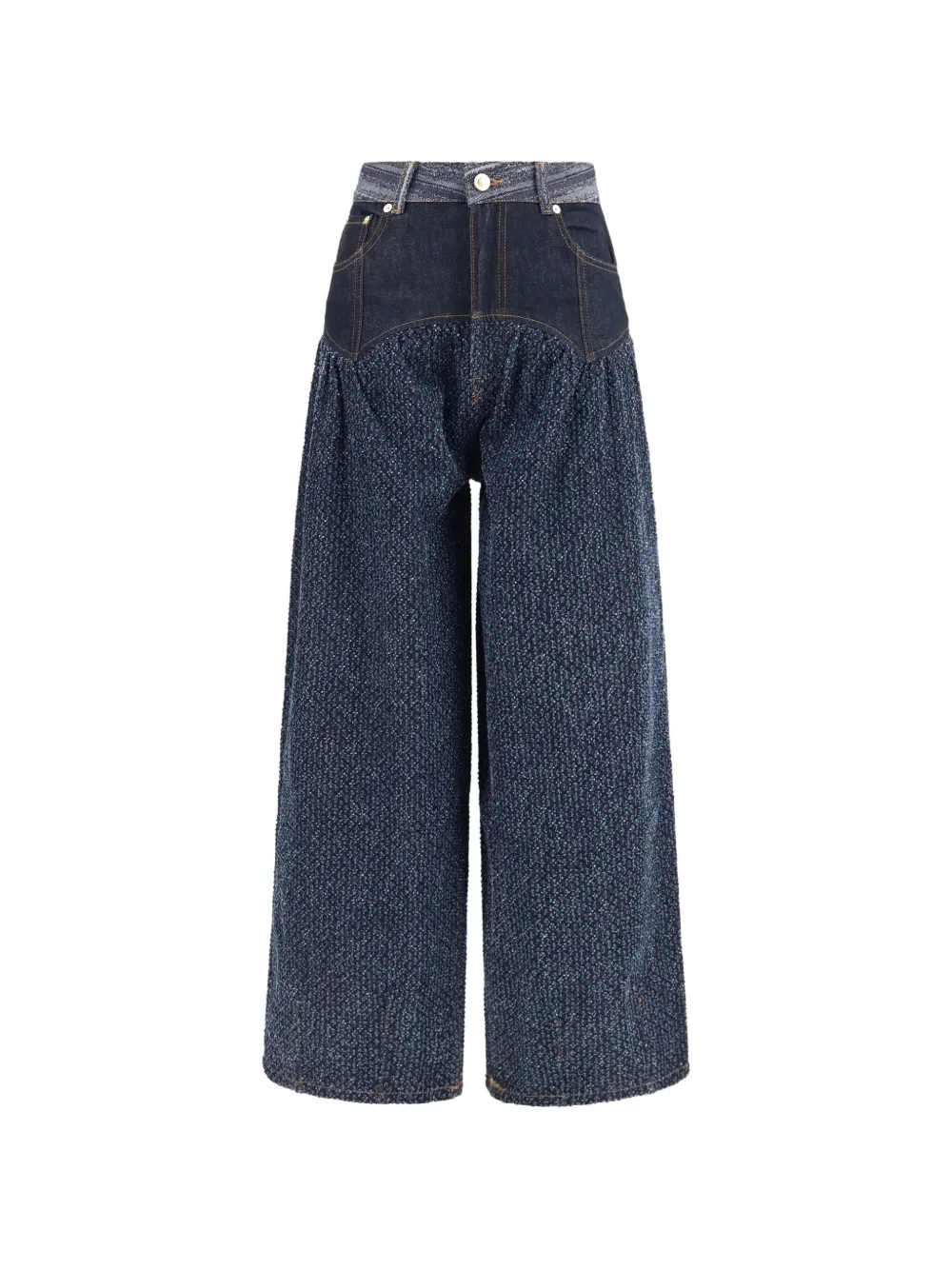 GANNI patchwork jeans