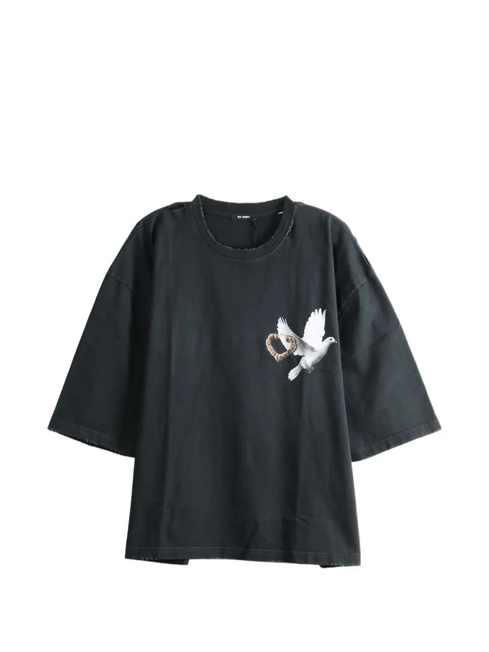 Willy Chavarria logo-print long-sleeve T-shirt