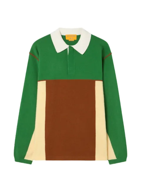 Guest In Residence colour-block polo sweater
