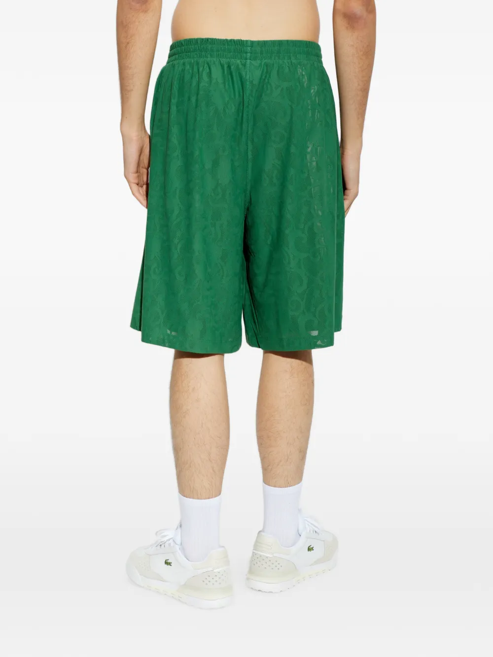 adidas x Arte Antwerp voetbalshorts met geborduurd logo en kant Groen