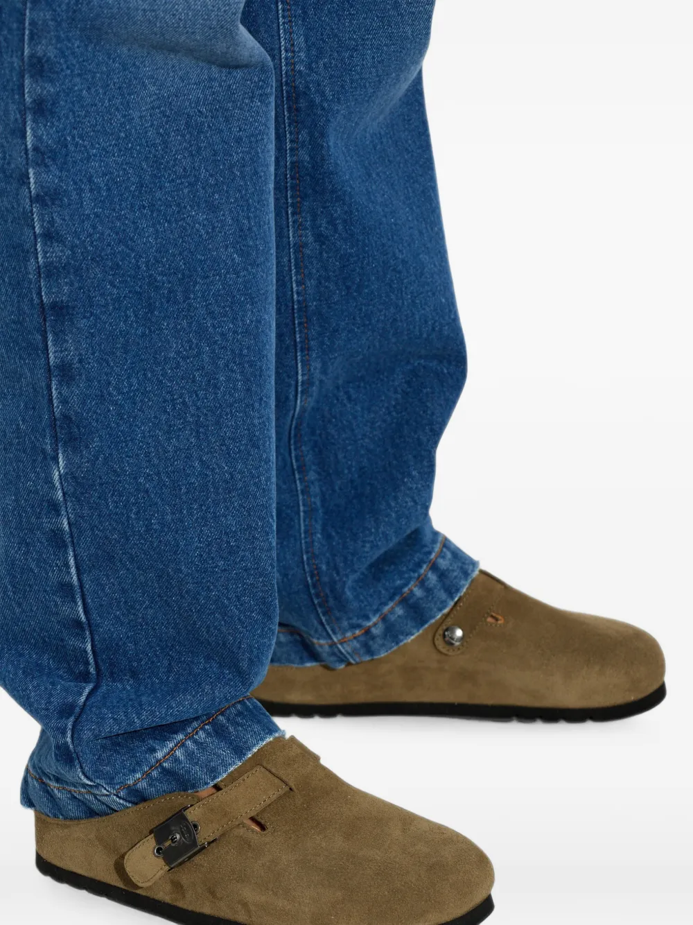 Scholl Grace buckled mules Groen