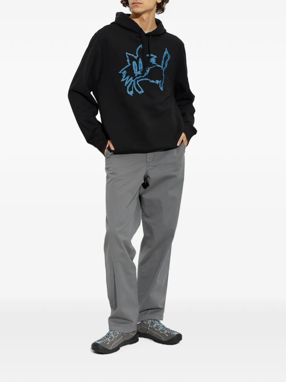 PS Paul Smith Straight broek Grijs
