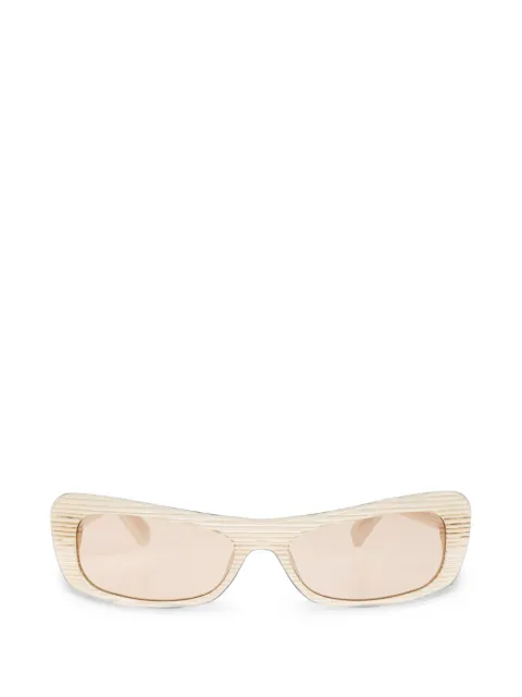 Jacquemus Sonnenbrille mit eckigem Gestell