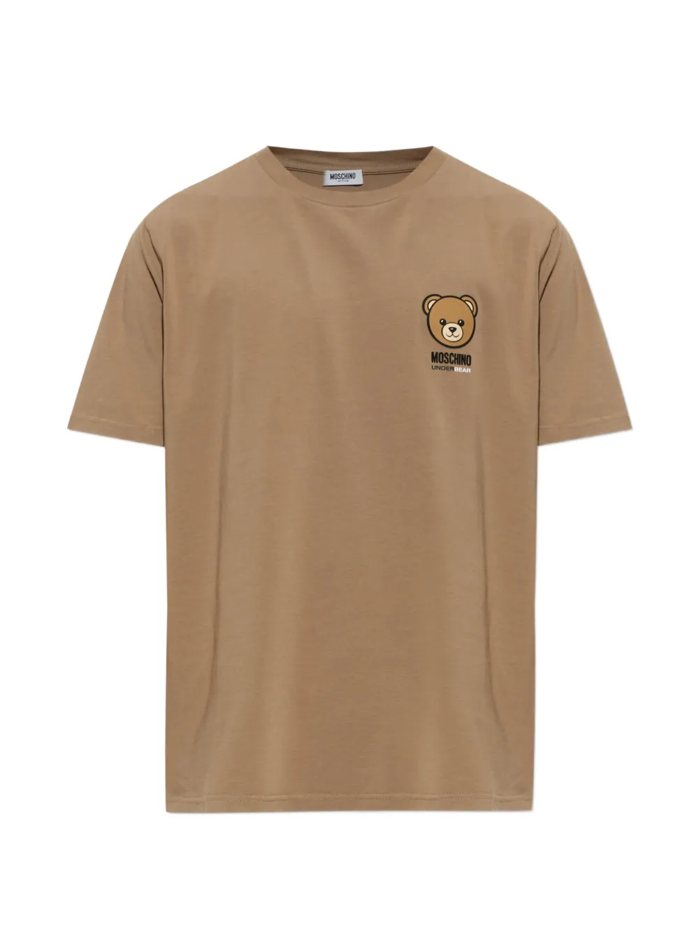 Moschino Underbear logo-patch T-shirt Bruin