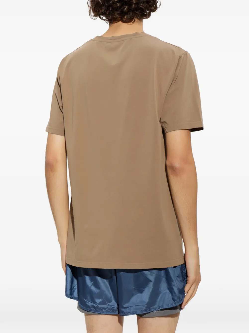 Moschino Underbear logo-patch T-shirt Bruin