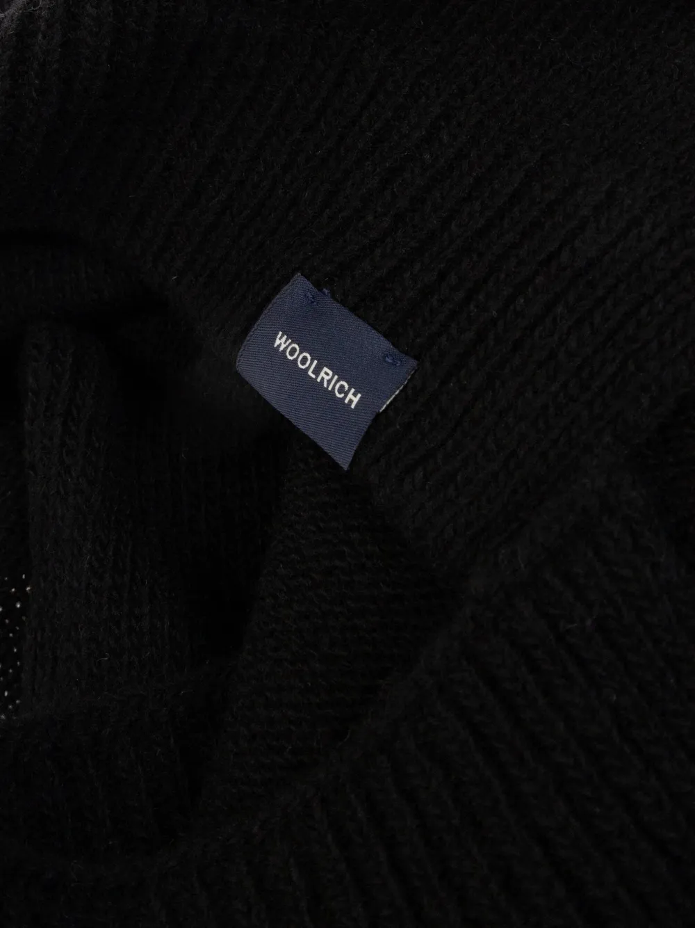 Woolrich Wollen sjaal Zwart