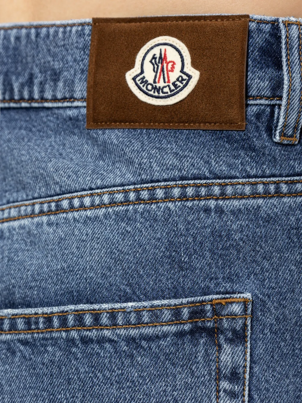 Moncler Straight jeans Blauw