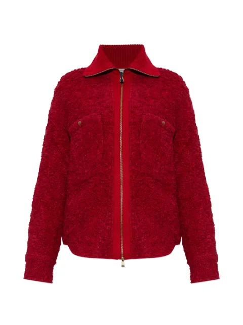 Moncler cárdigan de tejido bouclé