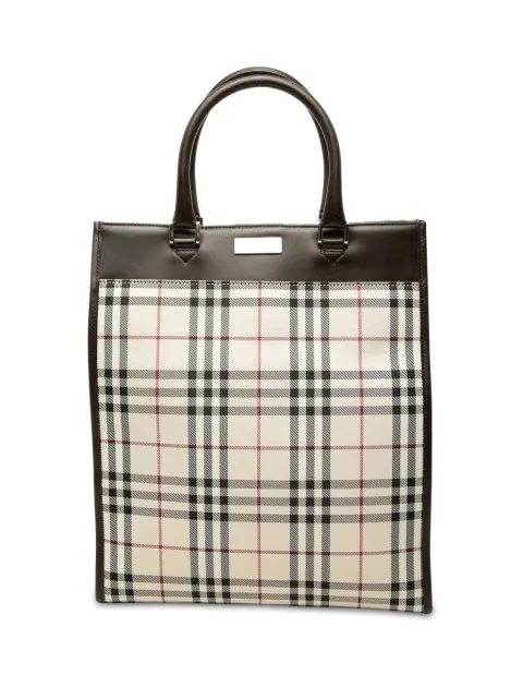 Burberry Pre-Owned 2000-2017 House Check Canvas tote bag