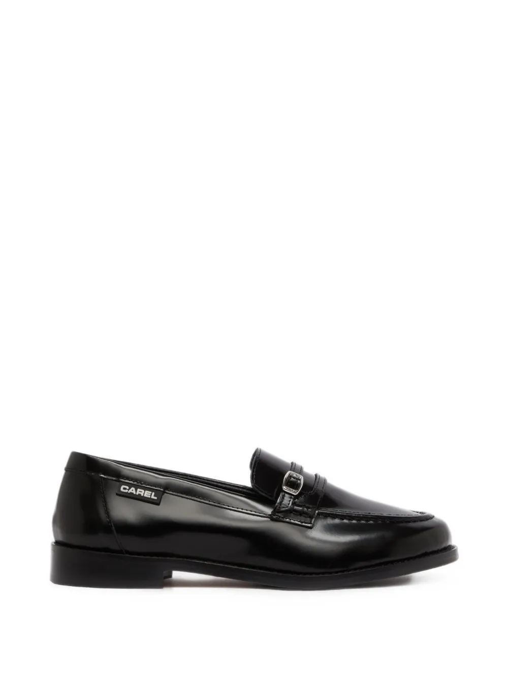 Carel Paris mocassins Gina en cuir à boucle - Noir