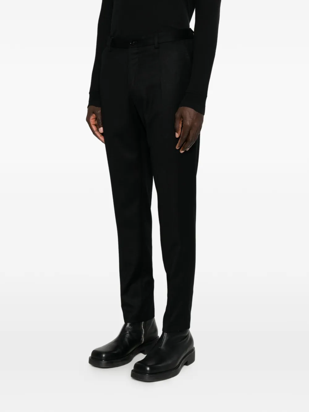 Dolce & Gabbana Geplooide pantalon Zwart
