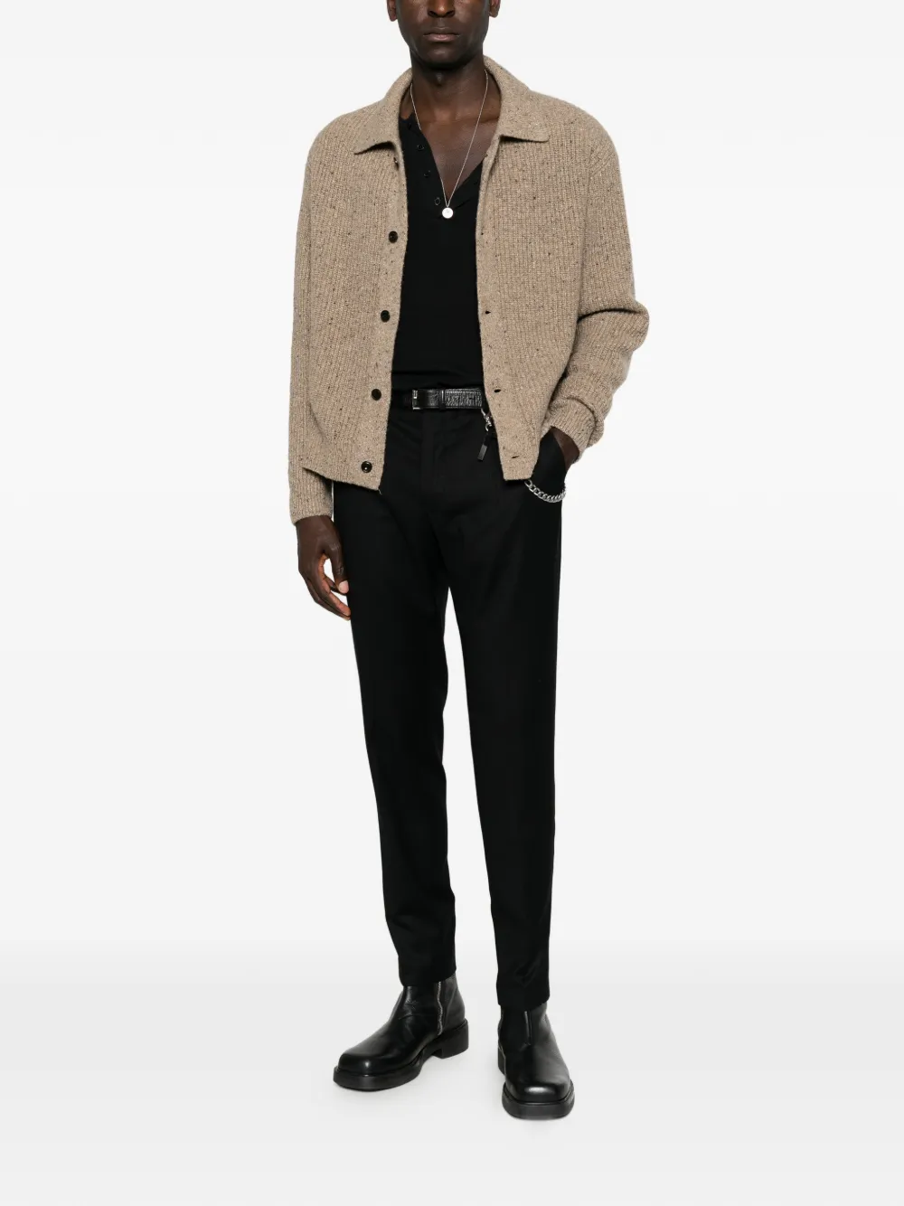 Dolce & Gabbana Geplooide pantalon Zwart