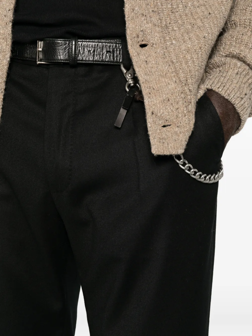 Dolce & Gabbana Geplooide pantalon Zwart