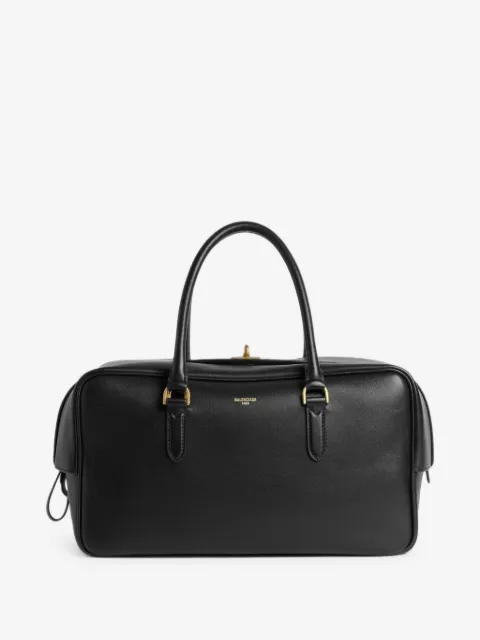 medium Le 7 leather tote bag