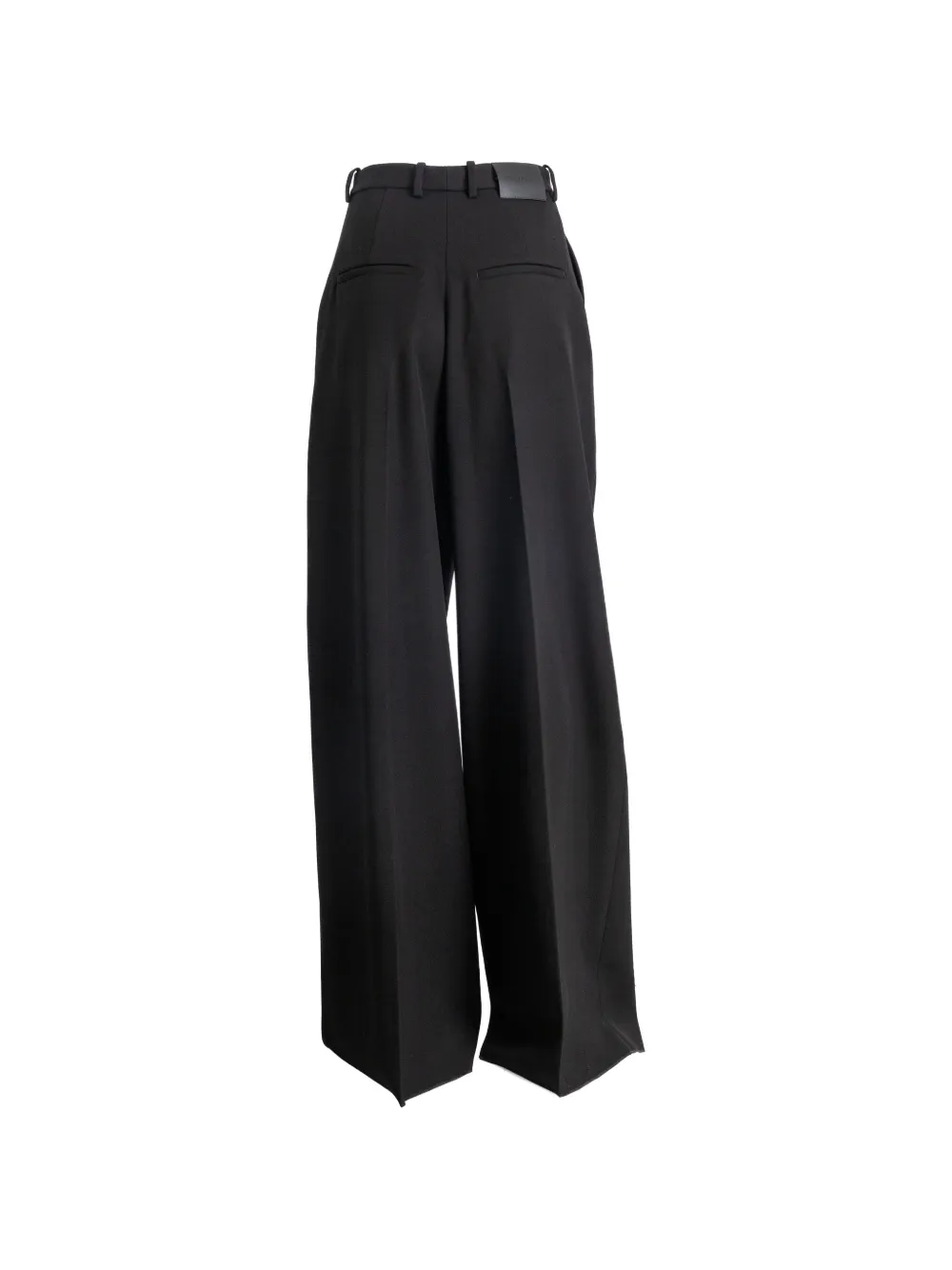 Balenciaga pleated wide-leg trousers Zwart