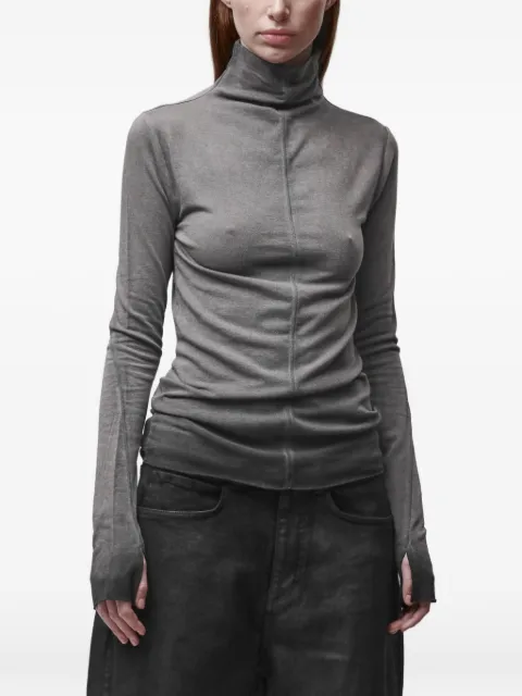 Thom Krom cold-dye thumb-slot T-shirt