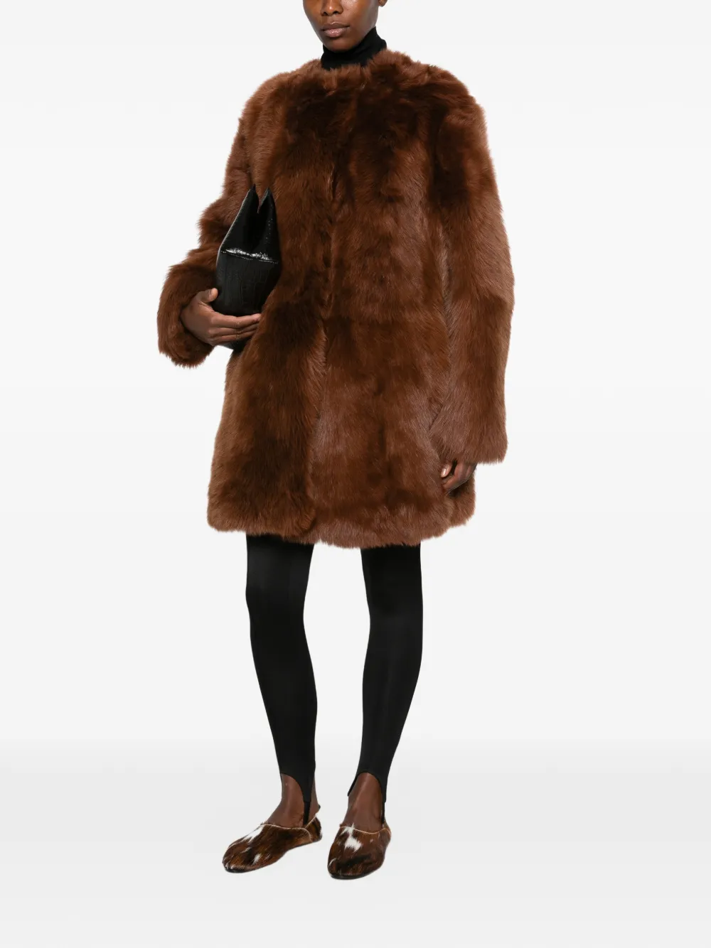 TOTEME Lammy coat Bruin