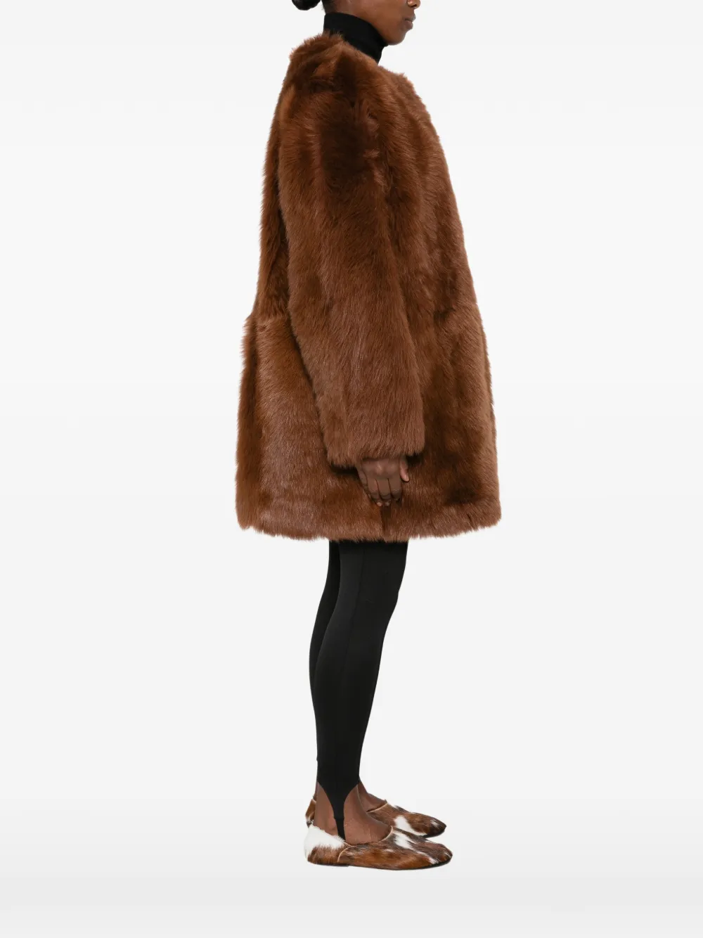 TOTEME Lammy coat Bruin