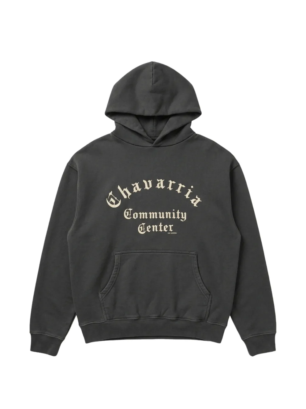 Willy Chavarria Hoodie met logoprint Grijs