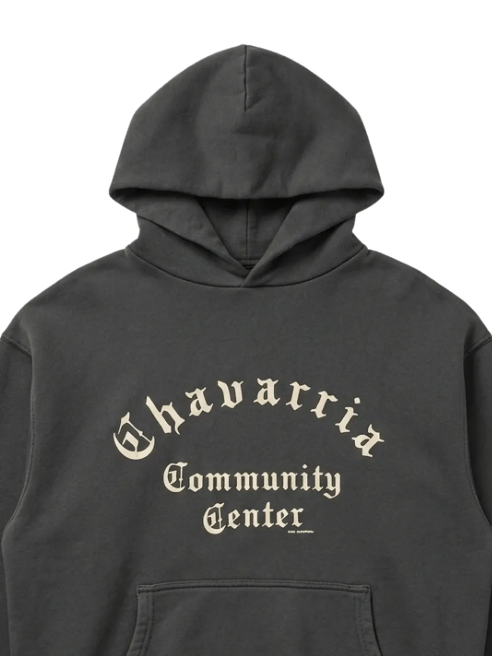 Willy Chavarria Logo-print Hoodie in Grey, view 2