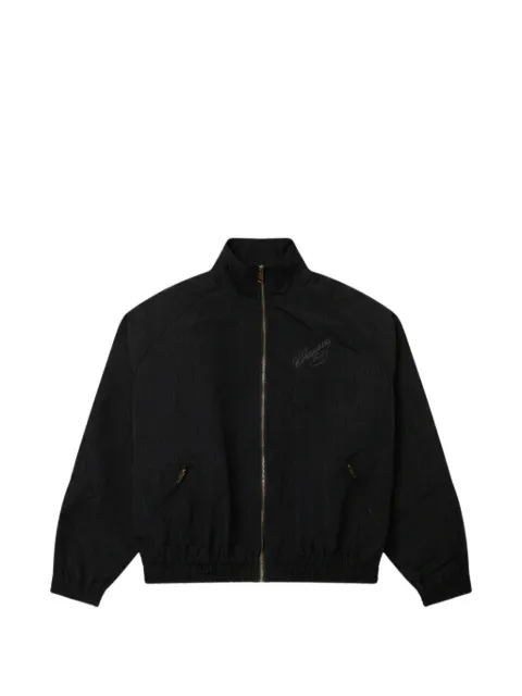 Willy Chavarria pinstripe-pattern zip-up bomber jacket