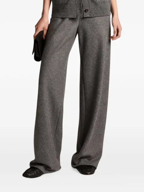 Vince Colette fine-knit wide-leg trousers