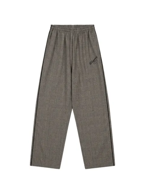 Willy Chavarria The Ruff Rider check track pants